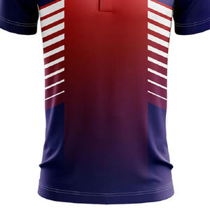 Ensemble d'uniformes de cricket à sublimation personnalisée maillots et pantalons de cricket à col rabattu pour hommes et adultes unisexes - Product Image 5