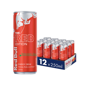 Venta al por mayor de Red Bull Edición Verano Sabor Sandía, paquete de 12 latas de 250 ml, 80 mg de cafeína por lata, para distribuidores, exportación global - Product Image 1