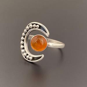 Sólido 925 plata esterlina clásico mejor diseño cornalina piedra preciosa anillo hecho a mano joyería 925 sello anillo de plata esterlina joyería - Product Image 3