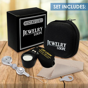 Loupe 20x loupe 21mm loupe en verre optique 6 lumière LED et lumière UV grossissement pièce de monnaie de amateur - Product Image 3