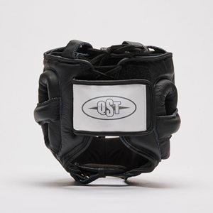 Anneau en cuir personnalisé combat tête garde boxe Kickboxing Muay Thai MMA visage protecteur couvre-chef unisexe QST International - Product Image 2