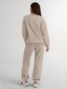 Conjunto Deportivo Informal para Mujer, Sudadera con Capucha, Lavado Ácido, 100% Algodón, Transpirable, Secado Rápido, Ajuste Cómodo - Product Image 4