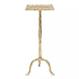 Table d'appoint en aluminium de haute qualité, table d'appoint carrée au design unique, piédestal pour meubles de salon et de chambre à coucher - Product Image 2