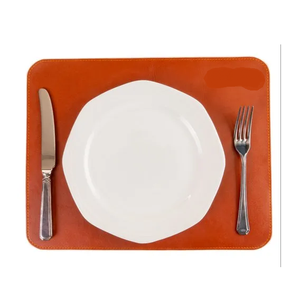 แผ่นรองจานหนังตกแต่งโต๊ะและอุปกรณ์ปรับแต่งผลิตในอินเดีย - Product Image 3