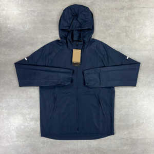 ชุดวอร์ม 2 ชิ้น เสื้อแจ็คเก็ตมีเชือกผูกและกางเกงขาสั้น 100% ไนลอน รับสกรีนโลโก้ ทรงปกติ สตรีทแวร์ มีฮู้ด ชุดออกกำลังกายพิมพ์ลาย - Product Image 6