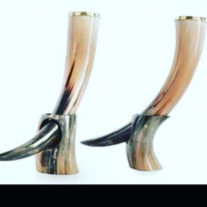 Corne à boire médiévale en agate viking nautique sculptée 100% naturelle écologique sans danger pour l'utilisation alimentaire meilleur prix de l'Inde - Product Image 5