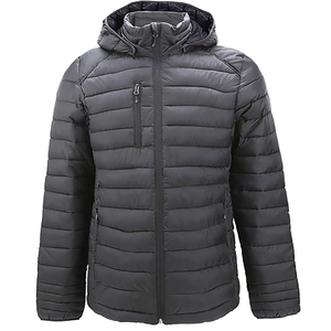 Chaqueta de Invierno Acolchada Gruesa de Alta Calidad al por Mayor para Hombre, Cortavientos, Impermeable, Transpirable, con Cremallera, Estampada, Informal - Product Image 6