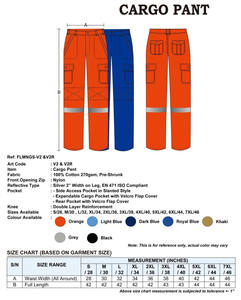 Men's Safety Work Pants ANSI Class 3 Waterproof <b>Reflective</b> Hi Vis Multi Pockets High Quality LED Flash Bulk Wholesale - Product Image 6
