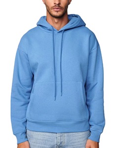 Venta al por mayor de peso pesado 320 gramos sudaderas con capucha Unisex logotipo personalizado polar cálido color sólido sudaderas con capucha - Product Image 1