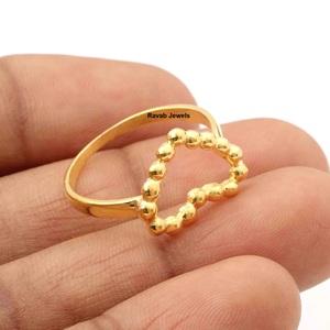 Anillo Simple DE BODA apilable de Plata de Ley 2025 personalizado 925 minimalista eternidad Vermeil patrón de estrella corazón para mujeres y niñas - Product Image 6