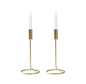 Bougeoir de Jérusalem Candélabre décoratif en métal couleur or avec 7 bras Design en relief Foudre et fournitures religieuses - Product Image 6