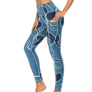 Latest Design Mid Waist Gym <b>Leggings</b> Solid <b>Pattern</b> Sublimation <b>Legging</b> Made in Pakistan - Product Image 5