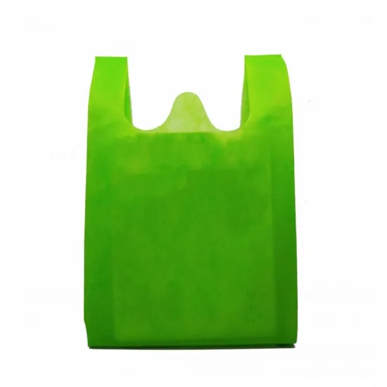 Personalizable Premium Eco-Friendly Reutilizable Camiseta Estilo No Tejido Bolsa DE LA Compra Directo de Fábrica