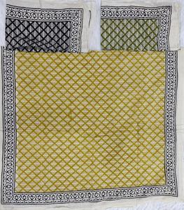 100% algodón Jaipuri mano bloque impreso bufanda tradicional hecha a mano bufanda Boho Chic ligero hecho a mano suave algodón bufanda - Product Image 1