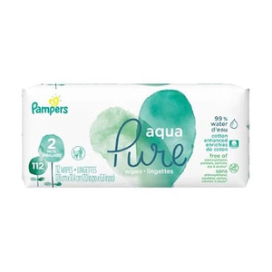 Pour Pampers Harmonie Aqua Baby Wipes 24 paquets de 48 lingettes 1152 lingettes humides coton naturel réparateur de pH pour nettoyer la peau de bébé - Product Image 2