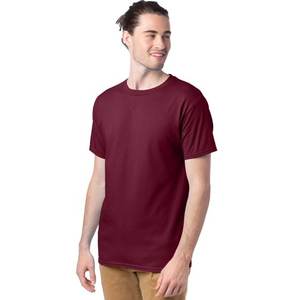 Camiseta de algodón para hombre, camiseta de Color sólido, Camiseta básica informal con cuello redondo para hombre, camisetas clásicas de alta calidad para hombre - Product Image 2