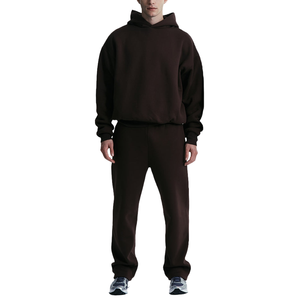 Survêtement ample de haute qualité en molleton français pour hommes, survêtements personnalisés lourds pour hommes, survêtement ample et boxy - Product Image 2