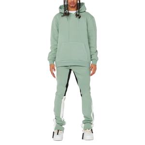 Survêtements pour hommes coupe ajustée survêtement de jogging d'hiver en polaire technique avec logo personnalisé - Product Image 1