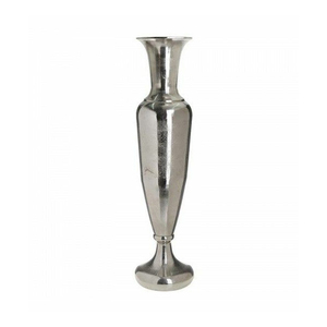 Nuevo florero de metal martillado de plata superlativo, la última maceta de metal elegante a precio mayorista para uso en la decoración del hotel del hogar - Product Image 3