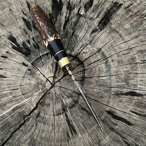 Mini couteau de poche à lame fixe, pour la chasse, damas, en acier, pour la vente en ligne - Product Image 4