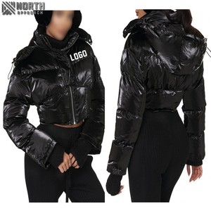 Chaqueta acolchada personalizada para mujer, precio barato para hombre, chaquetas acolchadas de alta calidad, abrigo de plumón ligero de poliéster 100% para mujer - Product Image 3