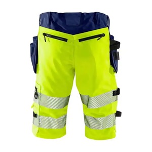 กางเกงขาสั้นนิรภัยสำหรับใส่ทำงาน2025กางเกงขาสั้นสะท้อนแสงมองเห็นได้ชัดเจนชุดใส่ทำงานกางเกงขาสั้นสำหรับผู้ชายเสื้อผ้าก่อสร้างใส่ทำงานกางเกงขาสั้น - Product Image 4