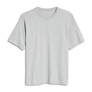 T-shirt classique à col rond en gros, personnalisé, grande taille, épaules tombantes, vêtements épais pour hommes, t-shirt pour hommes - Product Image 5