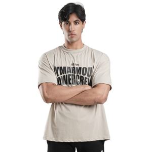 Camisetas extragrandes lisas de algodón 200 GSM de peso pesado 100% personalizadas para hombre para estampado y bordado - Product Image 6