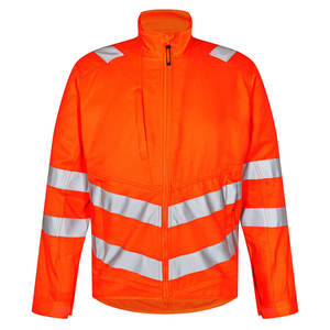 Vestes imperméables à glissière avant avec bande réfléchissante Softshell pour hommes - Product Image 5