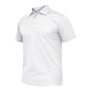 Rendimiento táctico Ligero Transpirable, Polo de manga corta de poliéster 100% Polos tácticos para hombre - Product Image 6