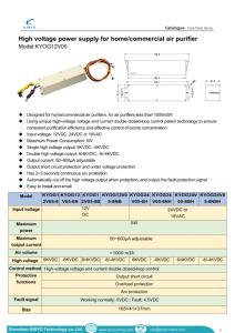 Fuente de Alimentación Kinyo de Doble Salida <span class=keywords><strong>6</strong></span>/-6KVDC de Alto Voltaje CC 12V/24V 5W para Purificador de Aire Electrostático de Plasma - Product Image 5