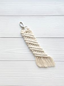 Porte-clés Macramé Tissage Gland Porte-clés pour Sac Portefeuille Sac À Main Décorations Voiture Porte-clés Titulaire Bijoux Femmes Charme Cadeau - Product Image 4