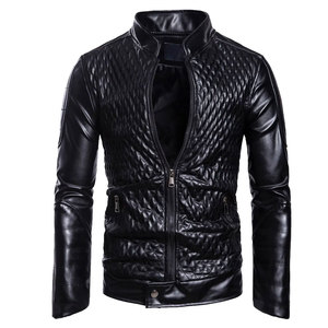 New Arrivals Wholesale Price High Quality Oem Design <b>Men</b> Leather <b>Jacket</b> <b>Slim</b> <b>Fit</b> Stylish Comfortable Low Price Leather <b>Jacket</b> - Product Image 1