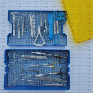 Juego de Instrumentos de Blefaroplastia para Cirugía Oftálmica, Oftalmología, Juego de 26 Piezas - Product Image 1