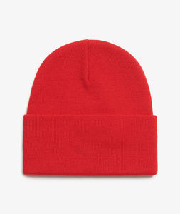 หมวกบีนนี่ถักไหมพรมสำหรับฤดูหนาว ลายปัก พิมพ์ดิจิทัล โลโก้แบบกำหนดเอง พร้อมรูปภาพ สำหรับผู้ใหญ่ทุกเพศ - Product Image 1