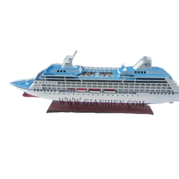 Il produttore Gia Nhien approva il Design personalizzato basso MOQ Costa Serena modello di barca in legno-modello di nave in legno di alta qualità