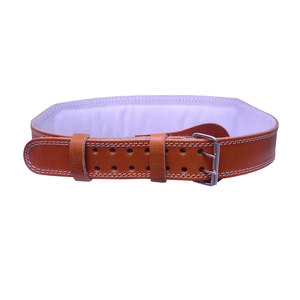 Cinturón de levantamiento de pesas para gimnasio Fitness Cinturón de cuero ajustable con 4 pulgadas Hombres PK Cinturón de levantamiento de pesas de alta calidad - Product Image 4