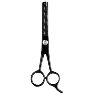 Tijeras de adelgazamiento de cabello de dientes Premium, tijeras de peluquería de acero inoxidable negro, tijeras para el cabello - Product Image 2