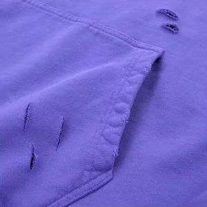 Peso pesado 400gsm Lavado ácido Logotipo personalizado Impresión Invierno Punto Casual Spray Vintage Oversized Pullover Hoodie Hombres - Product Image 6