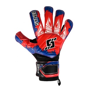 Gants de gardien de but de football professionnels pour l'extérieur, paume en latex allemand, respirants, absorption des chocs, sangle de poignet réglable |   Unisexe - Product Image 3