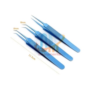 Instrumentos Microquirúrgicos Oftálmicos, Pinzas para Trasplante de Cabello, Acero Inoxidable con Recubrimiento de Plasma, Certificación ISO, Alta Calidad por OMI - Product Image 1