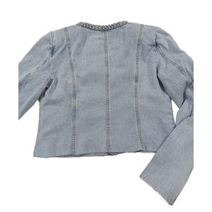 Nuevo estilo al por mayor OEM de alta calidad para mujer chaqueta de mezclilla para mujer pantalones vaqueros casuales de fabricante de Bangladesh precio de venta al por mayor - Product Image 5