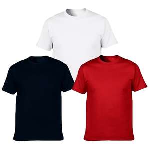 เสื้อยืดขายดีสำหรับผู้ชาย พิมพ์ลายตามสั่ง ผ้าฝ้ายสีขาว ผลิตโดยตรงจากโรงงาน ผู้ผลิตจากเมืองเซียลคอต - Product Image 1