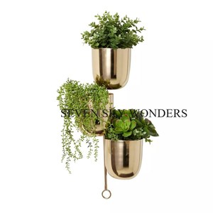 อุปกรณ์ตกแต่งบ้านกระถางต้นไม้กระถางต้นไม้แขวนผนังสำหรับบ้านสวนระเบียงห้องนั่งเล่นในร่มกลางแจ้ง - Product Image 2