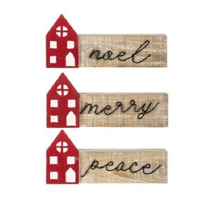 Adorno de madera de copo de nieve encalado para decoración del hogar para sala de estar o dormitorio artesanía de Navidad para adornos - Product Image 6