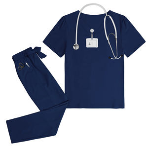 Uniforme de enfermera Conjunto de uniformes de hospital Logotipo personalizable Elástico Nuevos uniformes de enfermera para mujeres y hombres Tamaño XL Scrub - Product Image 5