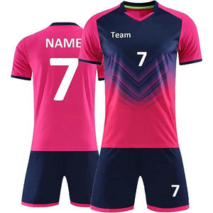 Conjunto de Camiseta de Fútbol para Hombre, Personalizable, Multicolor, con Parches, Ropa Deportiva de Entrenamiento, Exportación - Product Image 4