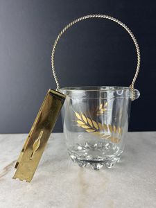 Seau à glace en verre de forme ronde avec finition polie pour des configurations de bar à la maison contemporaines propres et des thèmes de décoration de boissons - Product Image 6