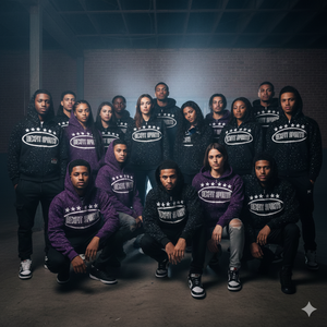 Sudadera con Capucha Premium para Hombre Rexfit Sports, con Diseño de Pedrería |   Logotipo Impreso en la Parte Delantera |   Chaqueta de Invierno de Forro Polar para Calle - Product Image 5