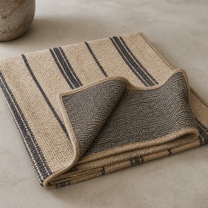 <span class=keywords><strong>Tapis</strong></span> Dhurrie en jute, tissage plat, tissé à la main, fibre naturelle, réversible, style bohème, motif rayé, écologique, antidérapant |   Zone <span class=keywords><strong>de</strong></span> vente en gros - Product Image 5